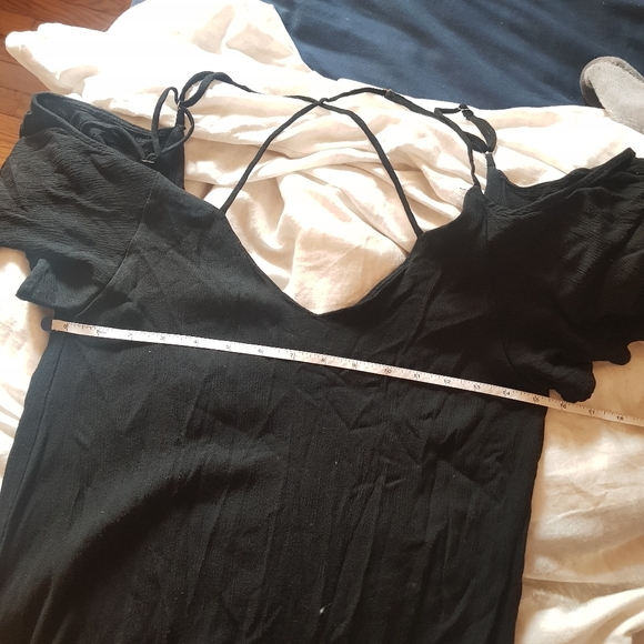 Lulu's Afterglow Strappy Cold Shoulder Shift Dress - Picture 6 of 6